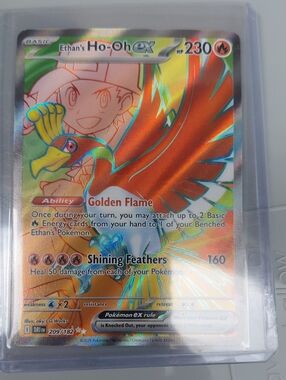 Ethan's Ho-Oh ex Pokémon Card - Orange Holo